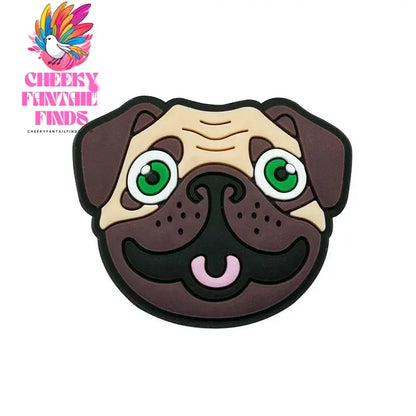 1PCS Cute Dogs Shoe Charms Dog Claw Bone Clogs Accessories Pins Women Men Fashion Style Shoe Decoration Kawaii Dog Sandal Buckle Cheeky Fantail Finds