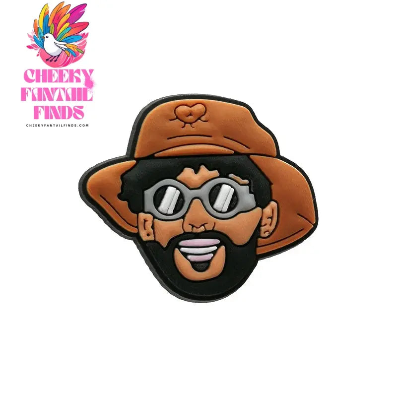 1PCS Fashion Style Shoe Charms Hot Singer Note Sunglasses Shoe Accessories Pins for Clog Fashion Women Men Shoe Buckle Decor Cheeky Fantail Finds