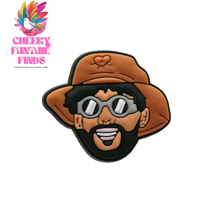1PCS Fashion Style Shoe Charms Hot Singer Note Sunglasses Shoe Accessories Pins for Clog Fashion Women Men Shoe Buckle Decor Cheeky Fantail Finds