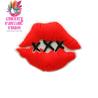 1PCS Valentine's Day Series Shoe Charms Love Rose Diamond Kiss Shoe Buckle Accessories for Couple Romantic Style Holiday Gift - Cheeky Fantail Finds