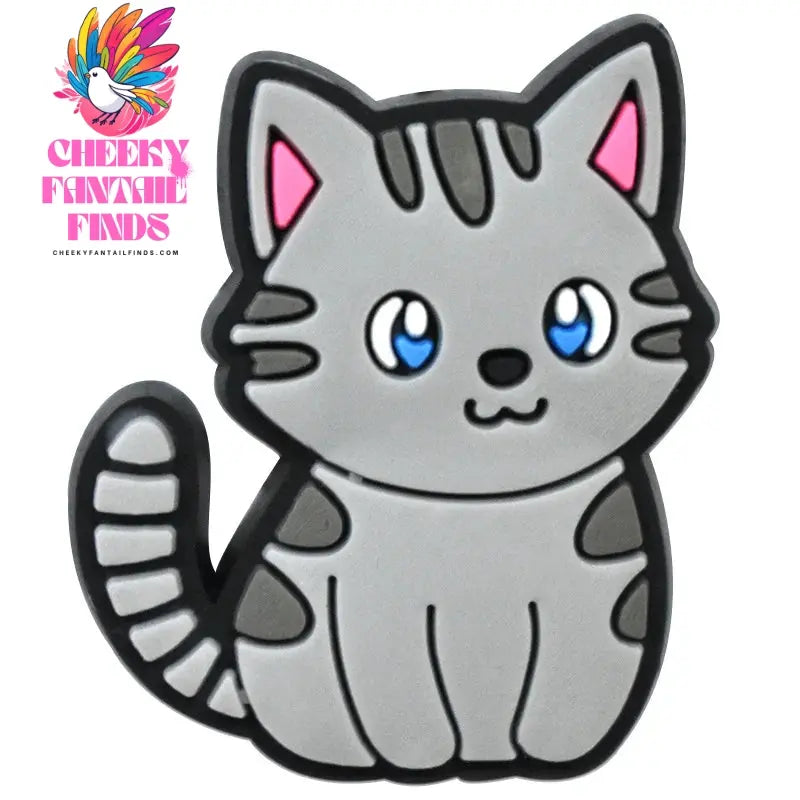 1Pcs PVC Cute Cats Shoes Charms for Shoe DIY Badge Clogs Buckle Kids Pins Decoration Jeans Shoe Accessories Cheeky Fantail Finds