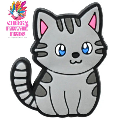 1Pcs PVC Cute Cats Shoes Charms for Shoe DIY Badge Clogs Buckle Kids Pins Decoration Jeans Shoe Accessories Cheeky Fantail Finds