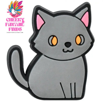 1Pcs PVC Cute Cats Shoes Charms for Shoe DIY Badge Clogs Buckle Kids Pins Decoration Jeans Shoe Accessories Cheeky Fantail Finds
