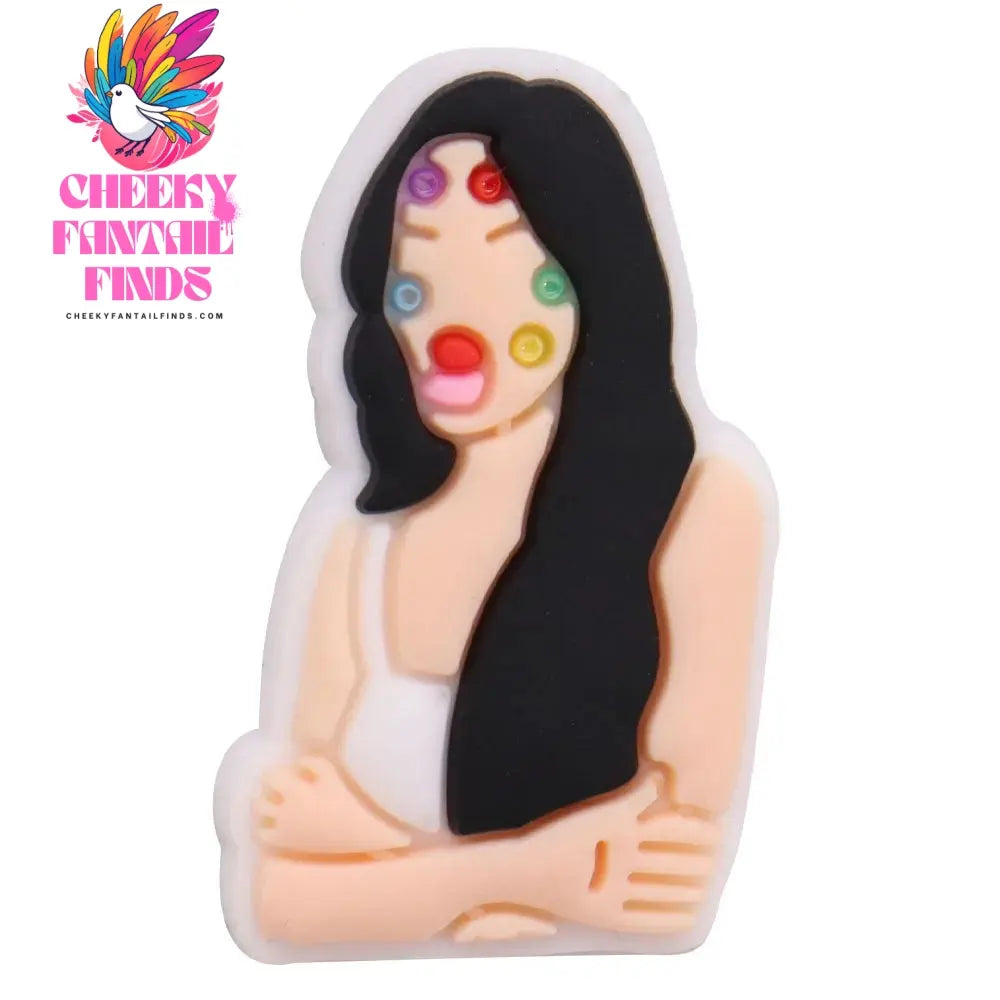 1Pcs PVC Sexy Body Part Woman Sandals Shoe Charms Accessories Shoe Buckle For Bracelet Kids Holiday Gift Cheeky Fantail Finds