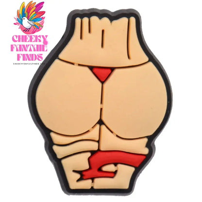 1Pcs PVC Sexy Body Part Woman Sandals Shoe Charms Accessories Shoe Buckle For Bracelet Kids Holiday Gift Cheeky Fantail Finds