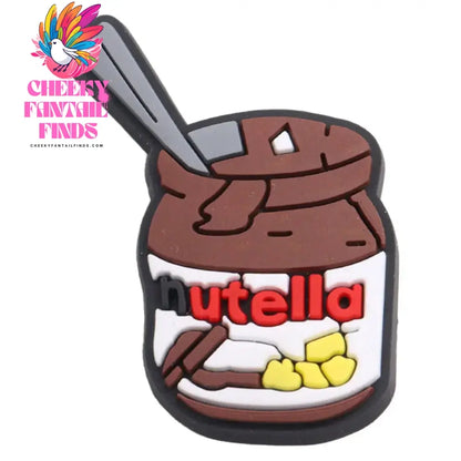 1Pcs Yummy Cookie Fried Chicken Chocolate Bar Candy Children Pvc Shoe Buckle Charms Clog Accessories Fit Women Sandals - Cheeky Fantail Finds