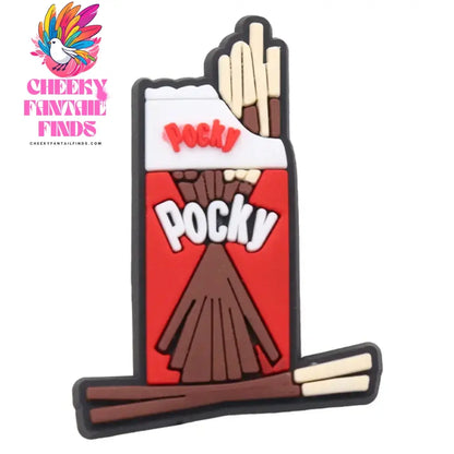1Pcs Yummy Cookie Fried Chicken Chocolate Bar Candy Children Pvc Shoe Buckle Charms Clog Accessories Fit Women Sandals - Cheeky Fantail Finds