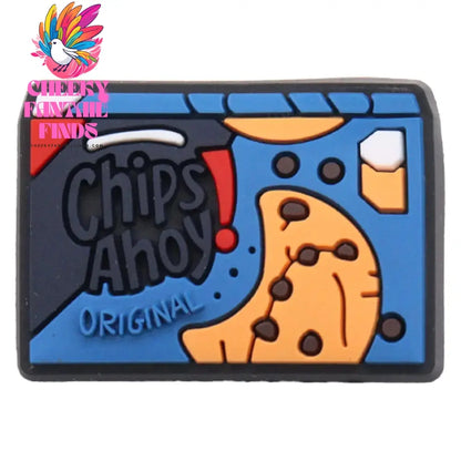 1Pcs Yummy Cookie Fried Chicken Chocolate Bar Candy Children Pvc Shoe Buckle Charms Clog Accessories Fit Women Sandals - Cheeky Fantail Finds
