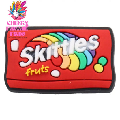 1Pcs Yummy Cookie Fried Chicken Chocolate Bar Candy Children Pvc Shoe Buckle Charms Clog Accessories Fit Women Sandals - Cheeky Fantail Finds