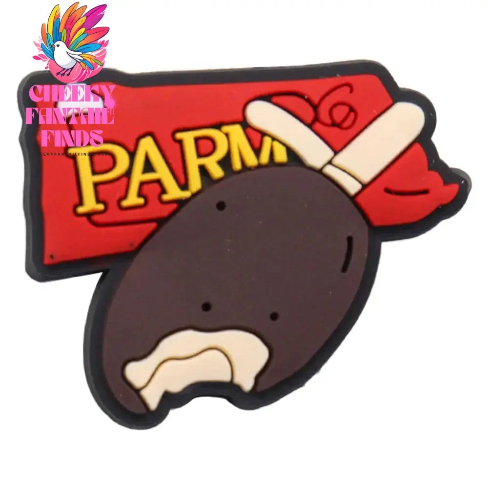 1Pcs Yummy Cookie Fried Chicken Chocolate Bar Candy Children Pvc Shoe Buckle Charms Clog Accessories Fit Women Sandals - Cheeky Fantail Finds
