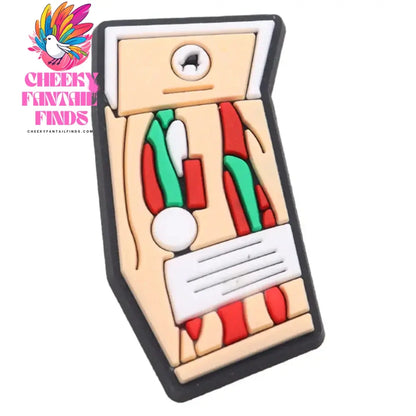 1Pcs Yummy Cookie Fried Chicken Chocolate Bar Candy Children Pvc Shoe Buckle Charms Clog Accessories Fit Women Sandals - Cheeky Fantail Finds