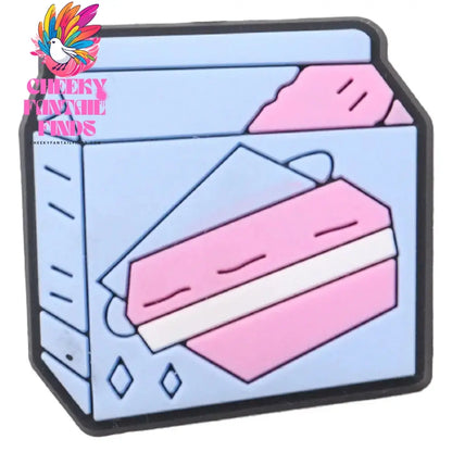 1Pcs Yummy Cookie Fried Chicken Chocolate Bar Candy Children Pvc Shoe Buckle Charms Clog Accessories Fit Women Sandals - Cheeky Fantail Finds
