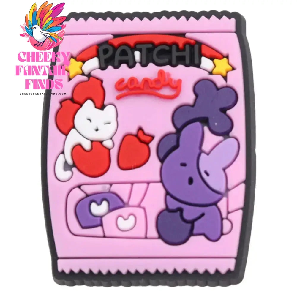 1Pcs Yummy Cookie Fried Chicken Chocolate Bar Candy Children Pvc Shoe Buckle Charms Clog Accessories Fit Women Sandals - Cheeky Fantail Finds