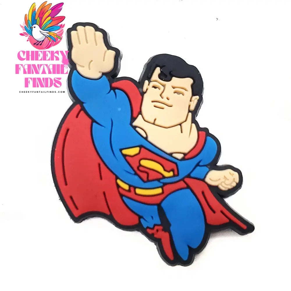 1Pcs superhero PVC Shoe Charms Cartoon DIY Garden Sandals Shoe Accessories For Clog Shoe Decorate Kids X-mas Gifts - Cheeky Fantail Finds