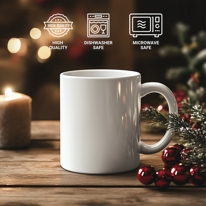 Funny Sheriff Gifts for Men, Keep Calm Or I Will Use My Sheriff Voice White Coffee Mug, Father's Day Unique Gifts from Men - Additional