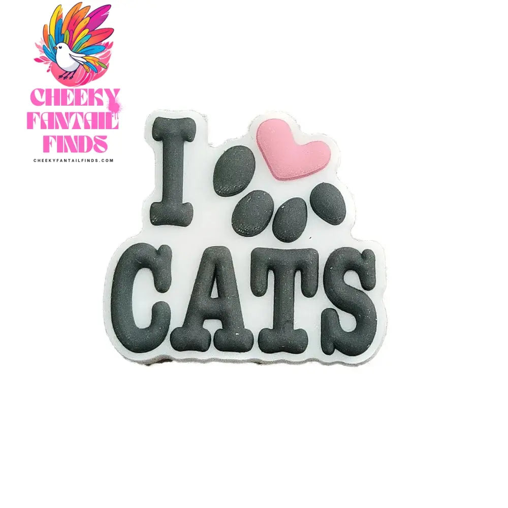 1pc Cute Cartoon Cats PVC Shoe Charms for Clogs Accessories Shoe Decorations Sandals Pins DIY  Kids Women Beach Bag Accessories - Cheeky Fantail Finds