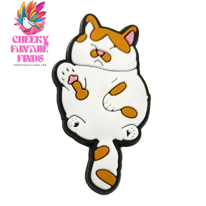 1pc Cute Cartoon Cats PVC Shoe Charms for Clogs Accessories Shoe Decorations Sandals Pins DIY  Kids Women Beach Bag Accessories - Cheeky Fantail Finds