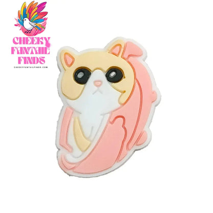 1pc Cute Cartoon Cats PVC Shoe Charms for Clogs Accessories Shoe Decorations Sandals Pins DIY  Kids Women Beach Bag Accessories - Cheeky Fantail Finds