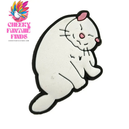 1pc Cute Cartoon Cats PVC Shoe Charms for Clogs Accessories Shoe Decorations Sandals Pins DIY  Kids Women Beach Bag Accessories - Cheeky Fantail Finds