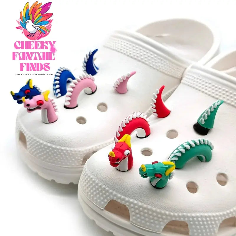 1pcs 3D Cute Dinosaur Rabbit Duck Shoe Charms Accessories Kawaii Bee Frog Sneakers Shoe Decorations Pins for Woman Men Sandal - Cheeky Fantail Finds