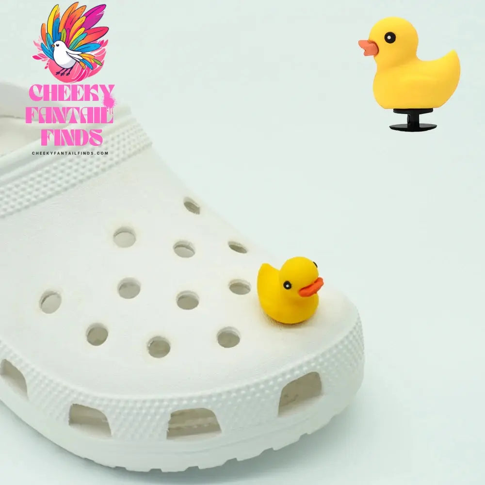 1pcs 3D Shoe Charms Plant Animal Duck Shoe Accessories  Vacation Vibe Pins for Woman Men Kids Buckles Gifts Sandals Decorations - Cheeky Fantail Finds