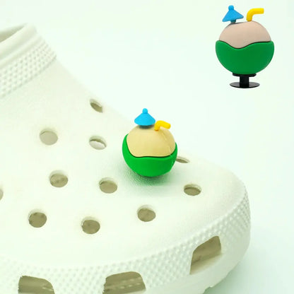 1pcs 3D Shoe Charms Plant Animal Duck Shoe Accessories  Vacation Vibe Pins for Woman Men Kids Buckles Gifts Sandals Decorations - Cheeky Fantail Finds