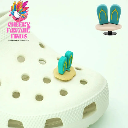 1pcs 3D Shoe Charms Plant Animal Duck Shoe Accessories  Vacation Vibe Pins for Woman Men Kids Buckles Gifts Sandals Decorations - Cheeky Fantail Finds