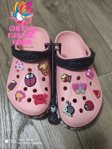 1pcs Animals Fruit Flower PVC Shoe Charms Butterfly Owl Ladybug Clog Decorations Avocado Cherry Mushroom Cactus Sandal Accessory - Cheeky Fantail Finds