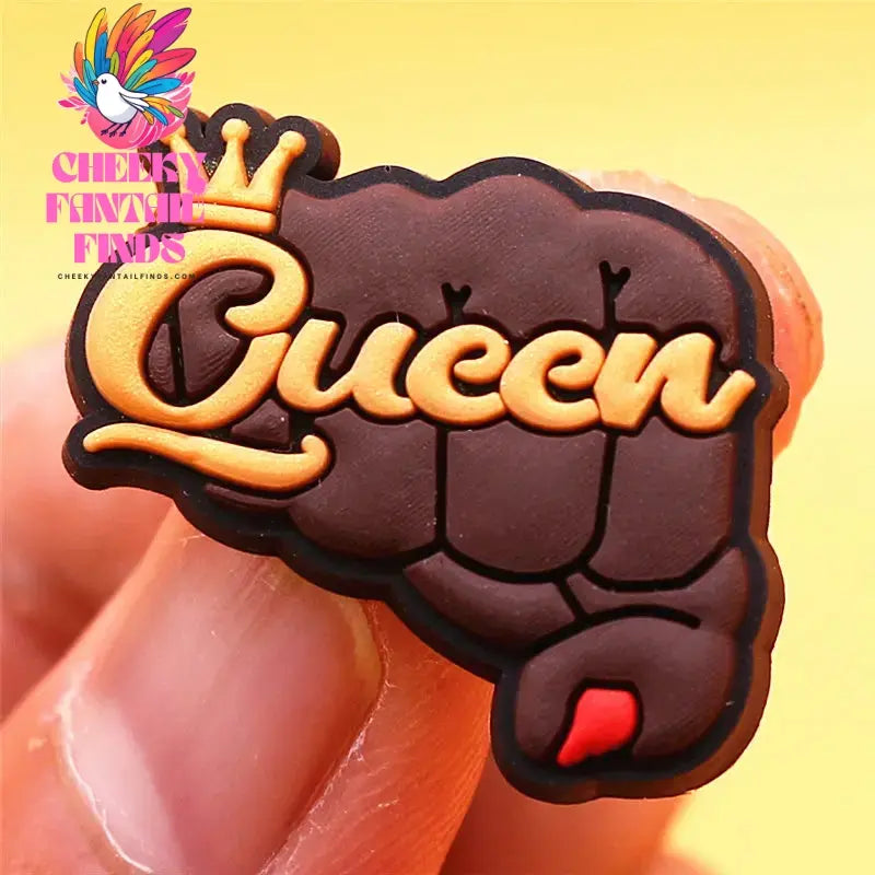 1pcs Black King Period PVC Theme Shoe Charms Decorations Melanin Magic Power Shoe Accessories Boy Bye Vote Shoes Buckle Pin Clip Cheeky Fantail Finds