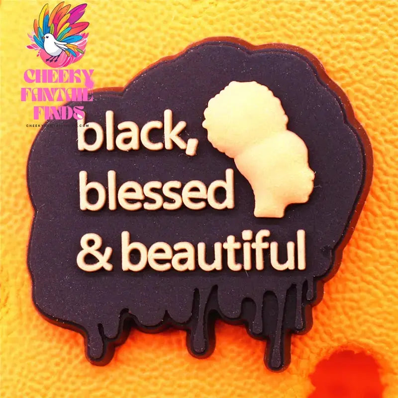 1pcs Black King Period PVC Theme Shoe Charms Decorations Melanin Magic Power Shoe Accessories Boy Bye Vote Shoes Buckle Pin Clip Cheeky Fantail Finds