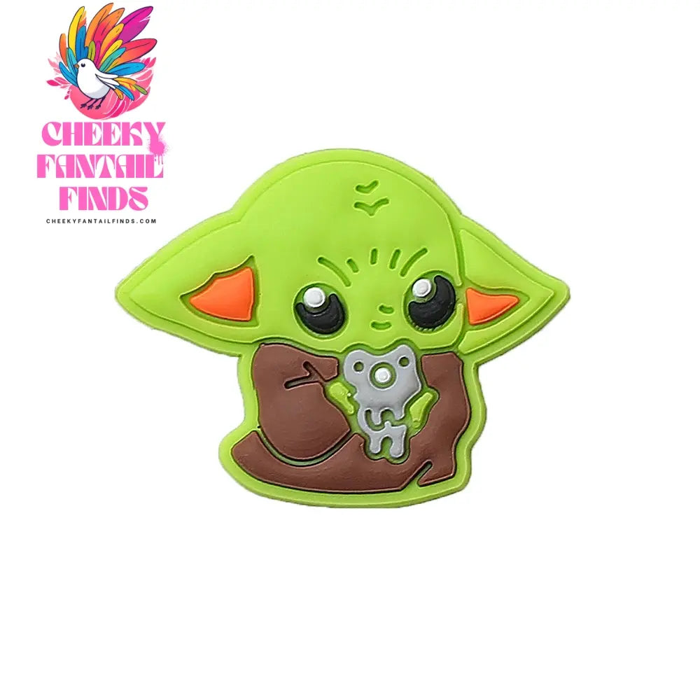 1pcs CCF Yoda Baby Popular Movie Series shoe Charms Designer for Shoe Charms Accessories for Classic Clog Kids Gift Hot Sale Cheeky Fantail Finds