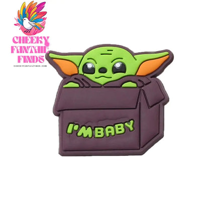 1pcs CCF Yoda Baby Popular Movie Series shoe Charms Designer for Shoe Charms Accessories for Classic Clog Kids Gift Hot Sale Cheeky Fantail Finds