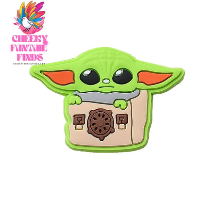1pcs CCF Yoda Baby Popular Movie Series shoe Charms Designer for Shoe Charms Accessories for Classic Clog Kids Gift Hot Sale Cheeky Fantail Finds