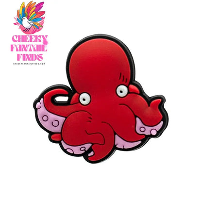 1pcs Cute Animal Shoe Charms Squirrel Lizard Elephant Alpaca Horse Dinosaur Shoe Decorations Accessories Fish Squid Sandal bukle - Cheeky Fantail Finds