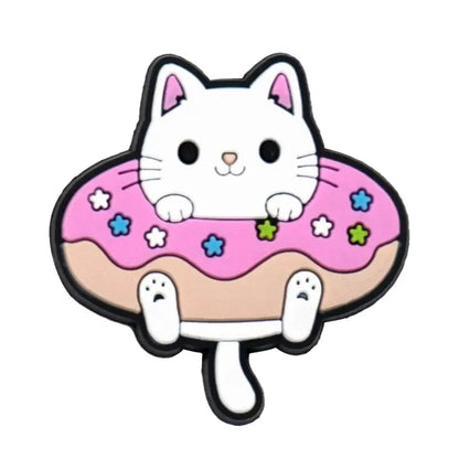 1pcs Cute Animals Cat Panda Cow Pig Charms for Shoe Decorations Pins for Kids Boy Girls Favor Gifts Accessories Dogs - Cheeky Fantail Finds