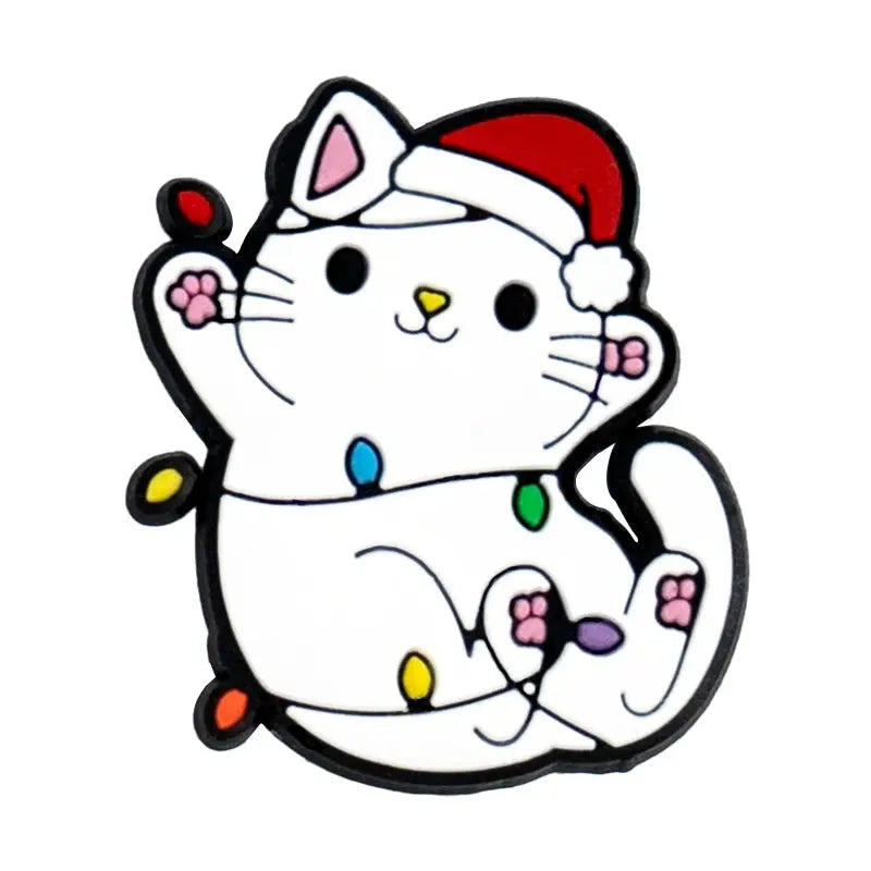 1pcs Cute Animals Cat Panda Cow Pig Charms for Shoe Decorations Pins for Kids Boy Girls Favor Gifts Accessories Dogs - Cheeky Fantail Finds