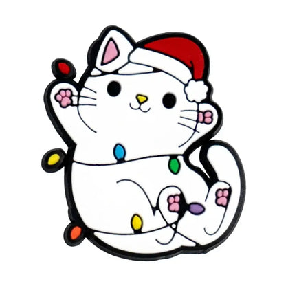 1pcs Cute Animals Cat Panda Cow Pig Charms for Shoe Decorations Pins for Kids Boy Girls Favor Gifts Accessories Dogs - Cheeky Fantail Finds