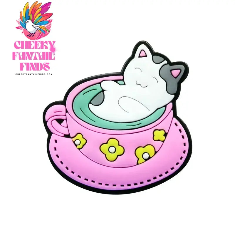 1pcs Cute Animals Shoe Charms Accessories Funny Duck Dog Panda Pig Shoe Decoration Bunny Cat Clog Pin for Women Grils Gift Cheeky Fantail Finds