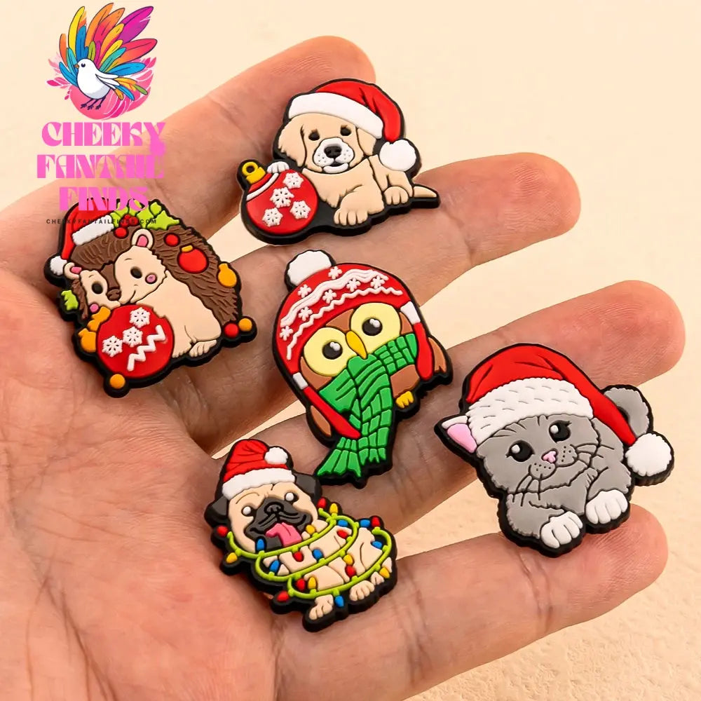 1pcs Cute Animals Shoe Charms Cats Dogs Panda Duck Pins Pink Shoe Accessories Sandals Decorations for Kids Men Women Buckle - Cheeky Fantail Finds