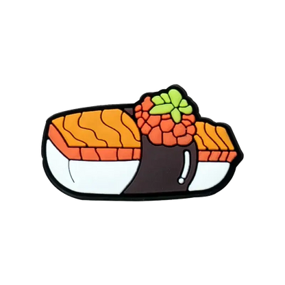 1pcs Cute Food Shoe Charms for Women Men Kids Sushi Cheese Lemon Fruit Cake Shoe Decorations Pins Clog Buckles Ornament Gifts - Cheeky Fantail Finds