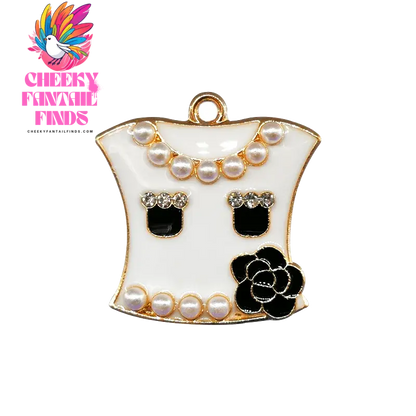 1pcs Designer Metal Shoe Charms Luxury Decorations Pins for Women Girls Sandal Ornamental Pearl Shoe Accessories for Clog Buckle - Cheeky Fantail Finds
