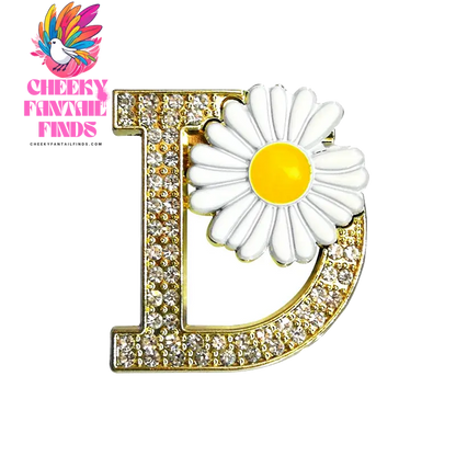 1pcs Designer Metal Shoe Charms Luxury Decorations Pins for Women Girls Sandal Ornamental Pearl Shoe Accessories for Clog Buckle - Cheeky Fantail Finds