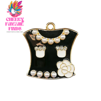 1pcs Designer Metal Shoe Charms Shinning Decorations for Sandal Pins for Women Girls Gift Pearl Shoe Accessories for Clog Buckle - Cheeky Fantail Finds