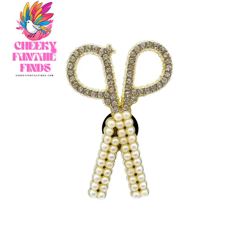 1pcs Designer Metal Shoe Charms Shinning Decorations for Sandal Pins for Women Girls Gift Pearl Shoe Accessories for Clog Buckle - Cheeky Fantail Finds