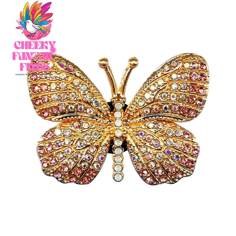 1pcs Designer Metal Shoe Charms Shinning Decorations for Sandal Pins for Women Girls Gift Pearl Shoe Accessories for Clog Buckle - Cheeky Fantail Finds