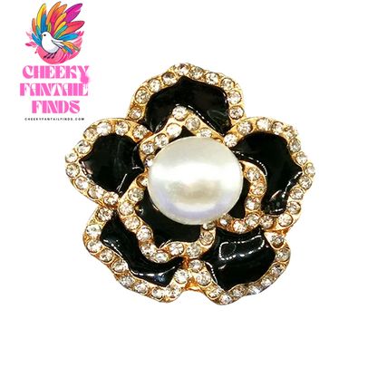 1pcs Designer Metal Shoe Charms Shinning Decorations for Sandal Pins for Women Girls Gift Pearl Shoe Accessories for Clog Buckle - Cheeky Fantail Finds