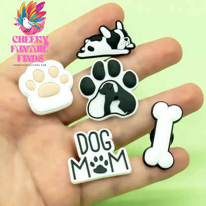 1pcs Dog Corgi Bulldog Shoe Charms Accessories,Shoe Decorations Pins for Woman Men Girls Boys Kids,Garden Sandals Clog Buckles Cheeky Fantail Finds
