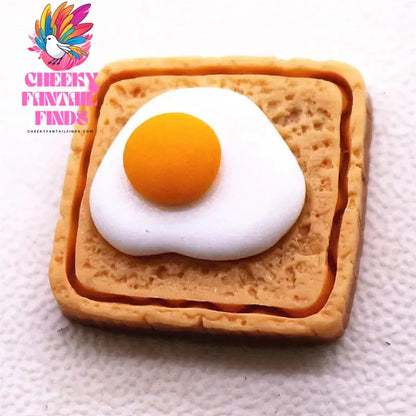 1pcs Fried Eggs Resin Shoes Charms Kawaii Little Yellow Duck Shoe Accessories Bread Slices Decorations Clogs Pin for Kids Gifts Cheeky Fantail Finds