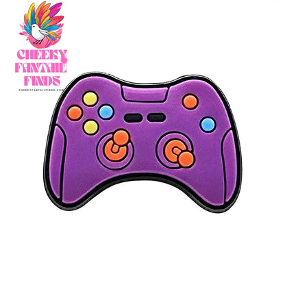 1pcs Gamepad Snacks Shoe Charms Takis Chettos Shoe Accessories Coffee Boba Tea Clog Pins Game Controller Shoe Decorations Cheeky Fantail Finds