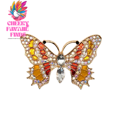 1pcs Golden Metal Shoes Charms Designer Luxury Butterfly Daisy Pins for Women Girls Shoes Decorations Accessories Buckles Gift - Cheeky Fantail Finds